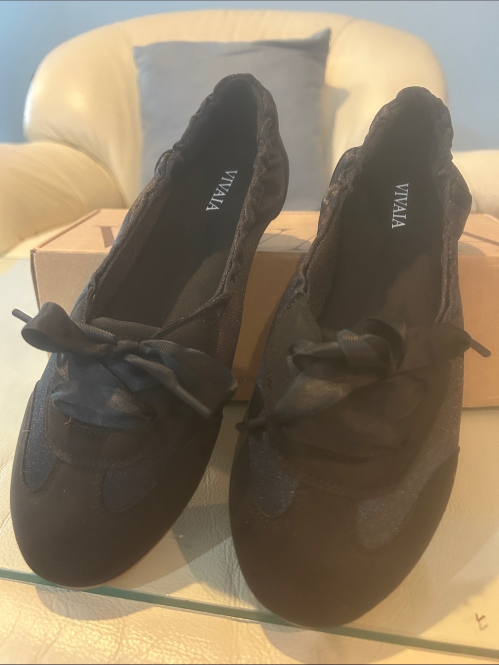 Vivaia Black Casual Ballet Flats for Women